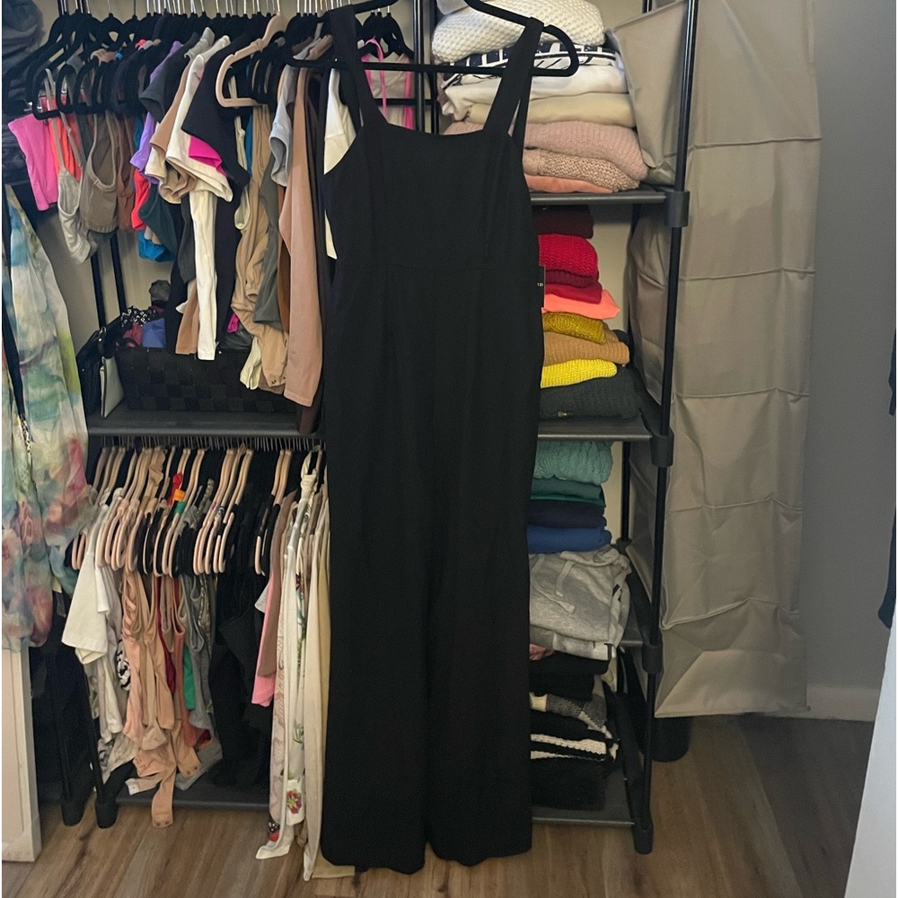 Black one piece jumpsuit